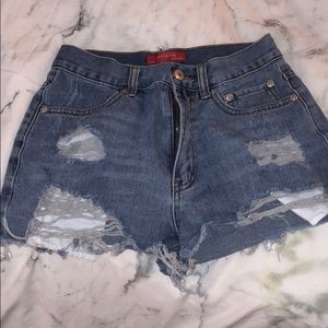 New jean shorts